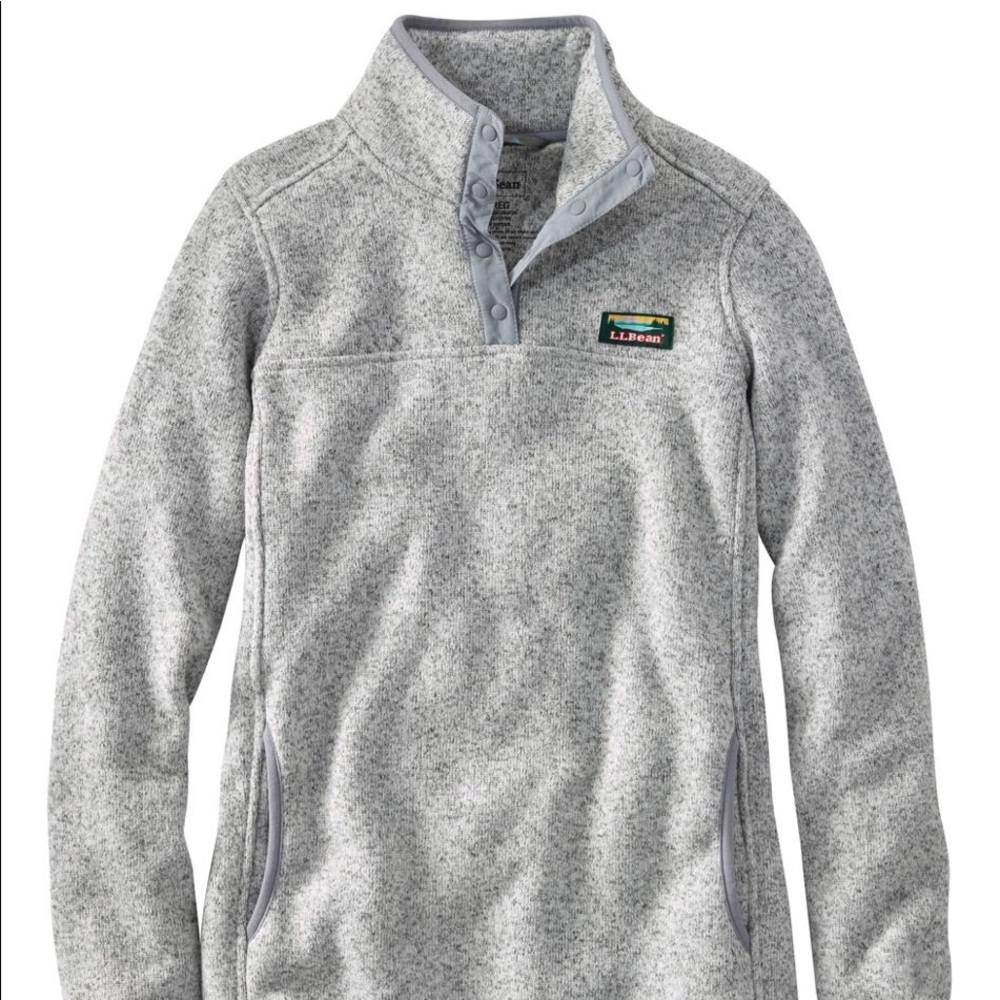 LLBean sweater fleece pullover